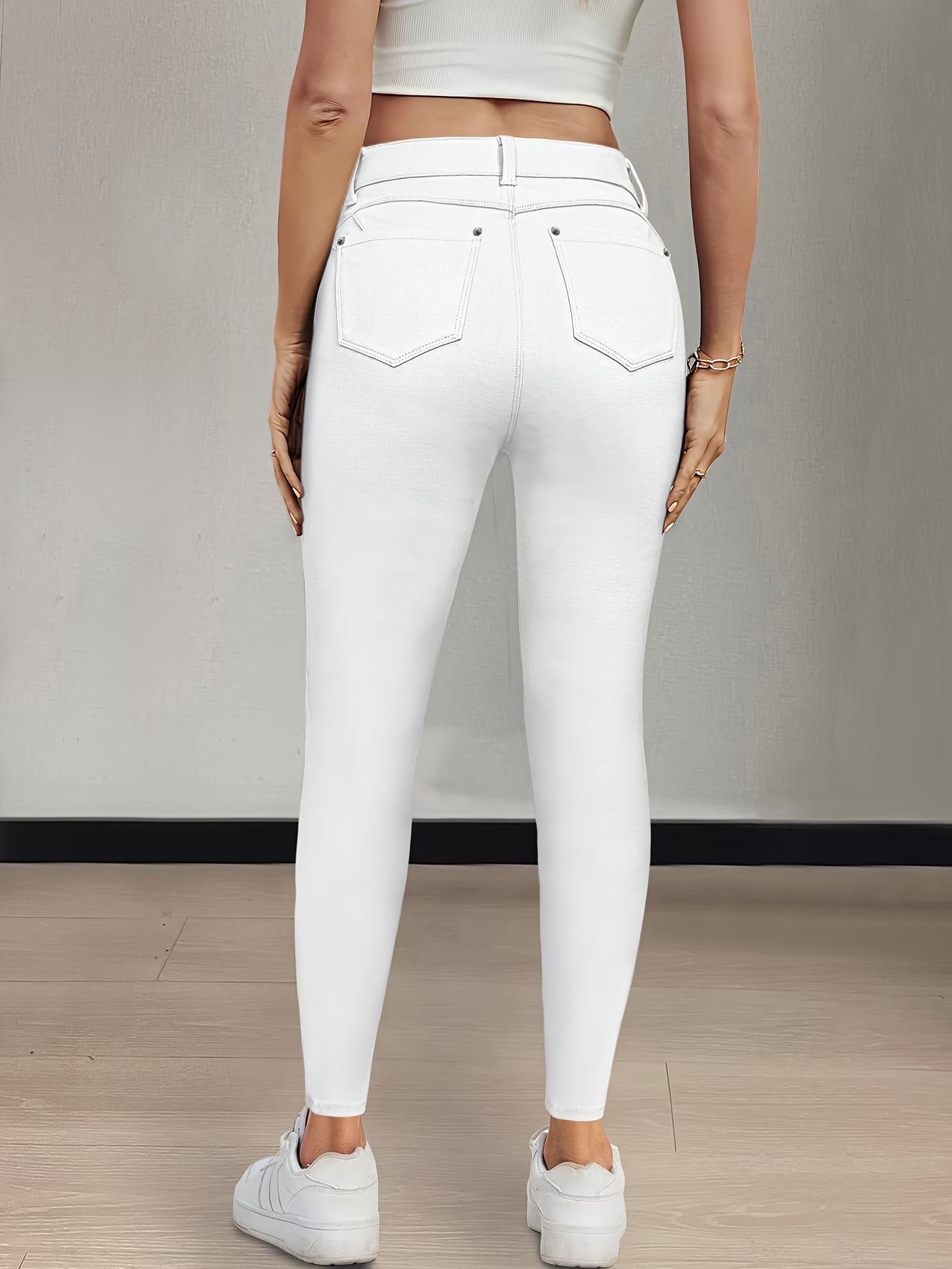 High-Waisted Street Style Skinny Pant.
