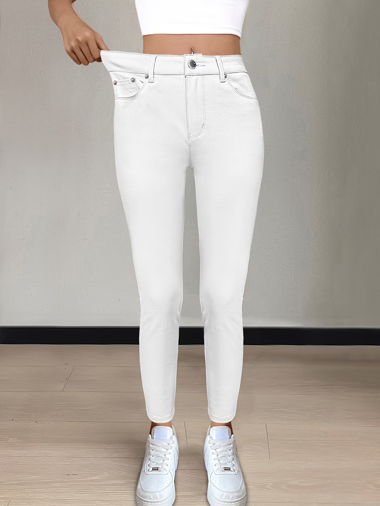 High-Waisted Street Style Skinny Pant.