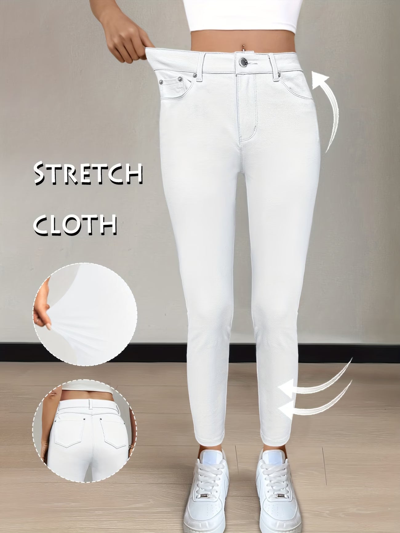High-Waisted Street Style Skinny Pant.