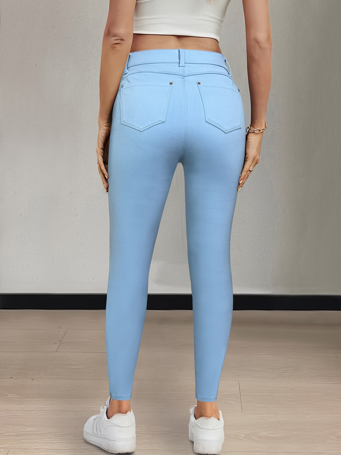 High-Waisted Street Style Skinny Pant.