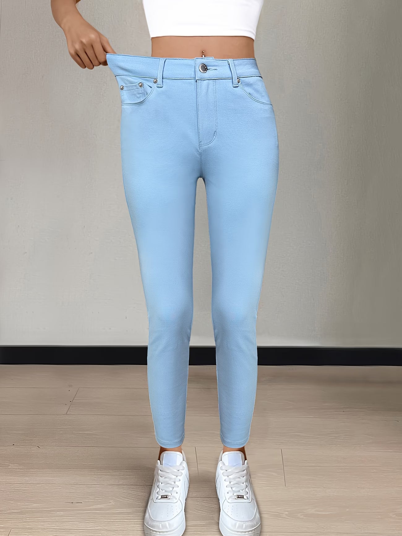 High-Waisted Street Style Skinny Pant.