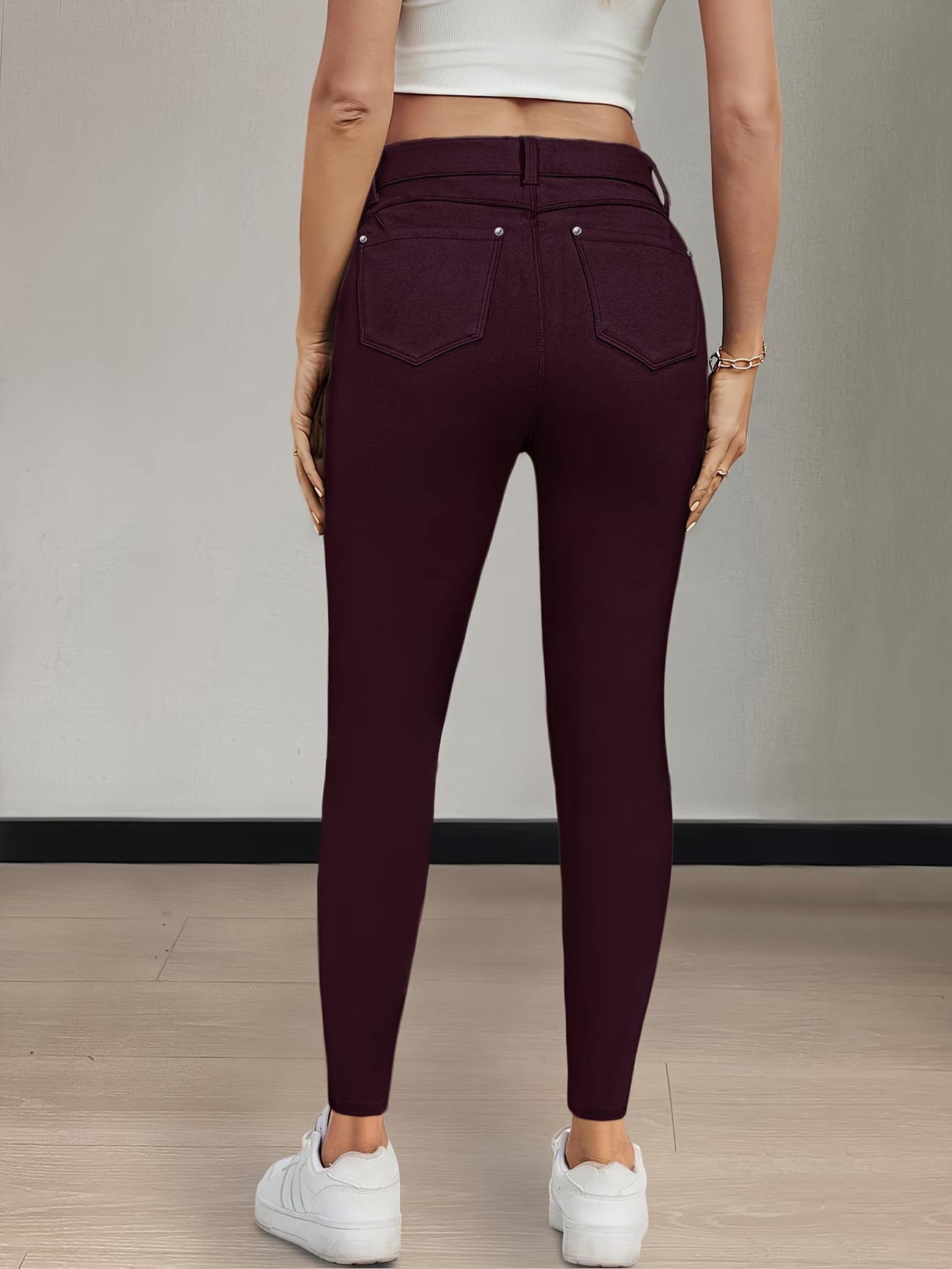 High-Waisted Street Style Skinny Pant.