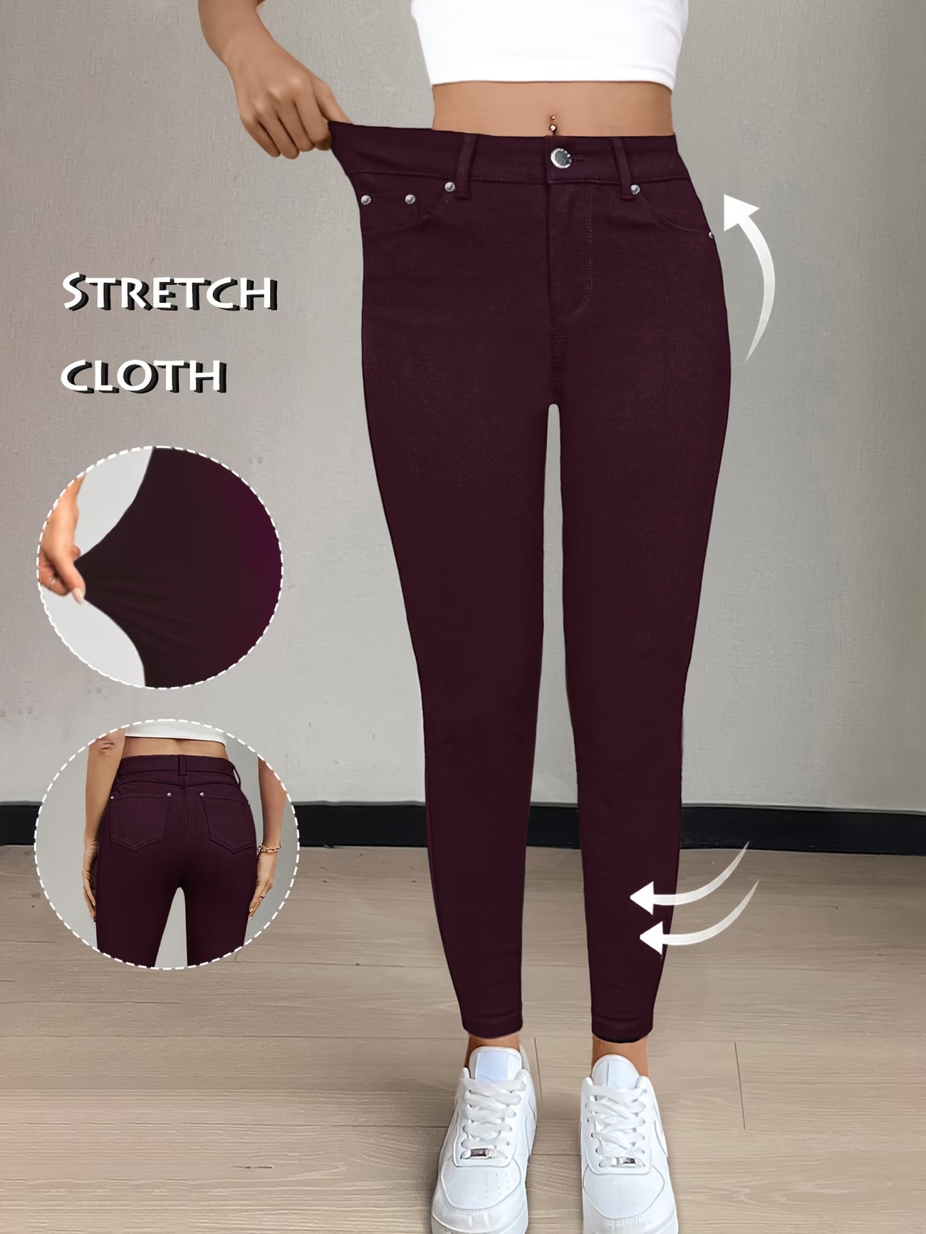 High-Waisted Street Style Skinny Pant.