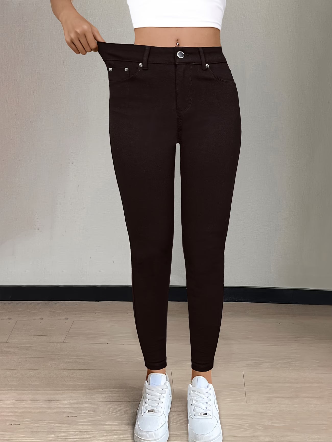 High-Waisted Street Style Skinny Pant.