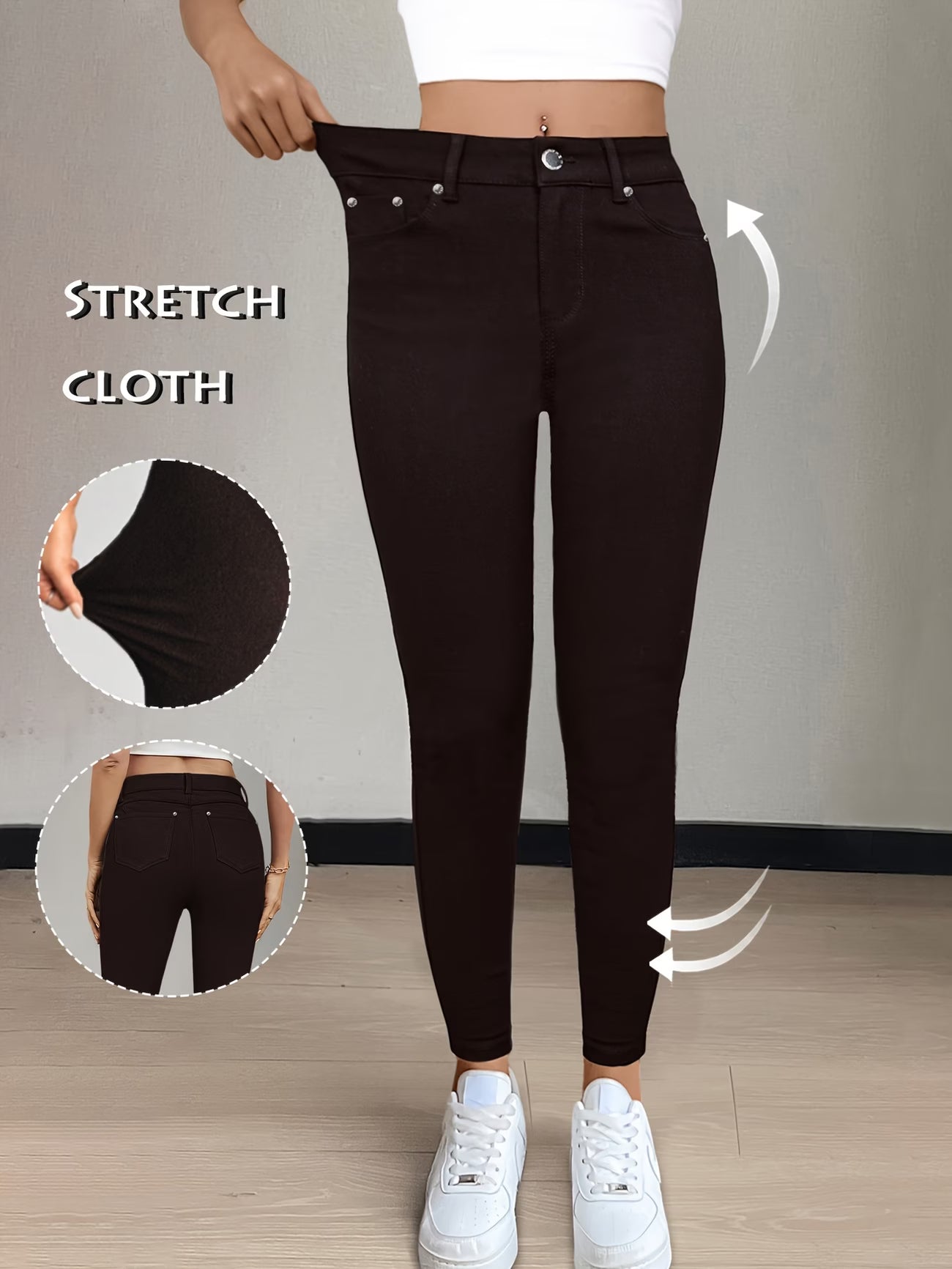 High-Waisted Street Style Skinny Pant.