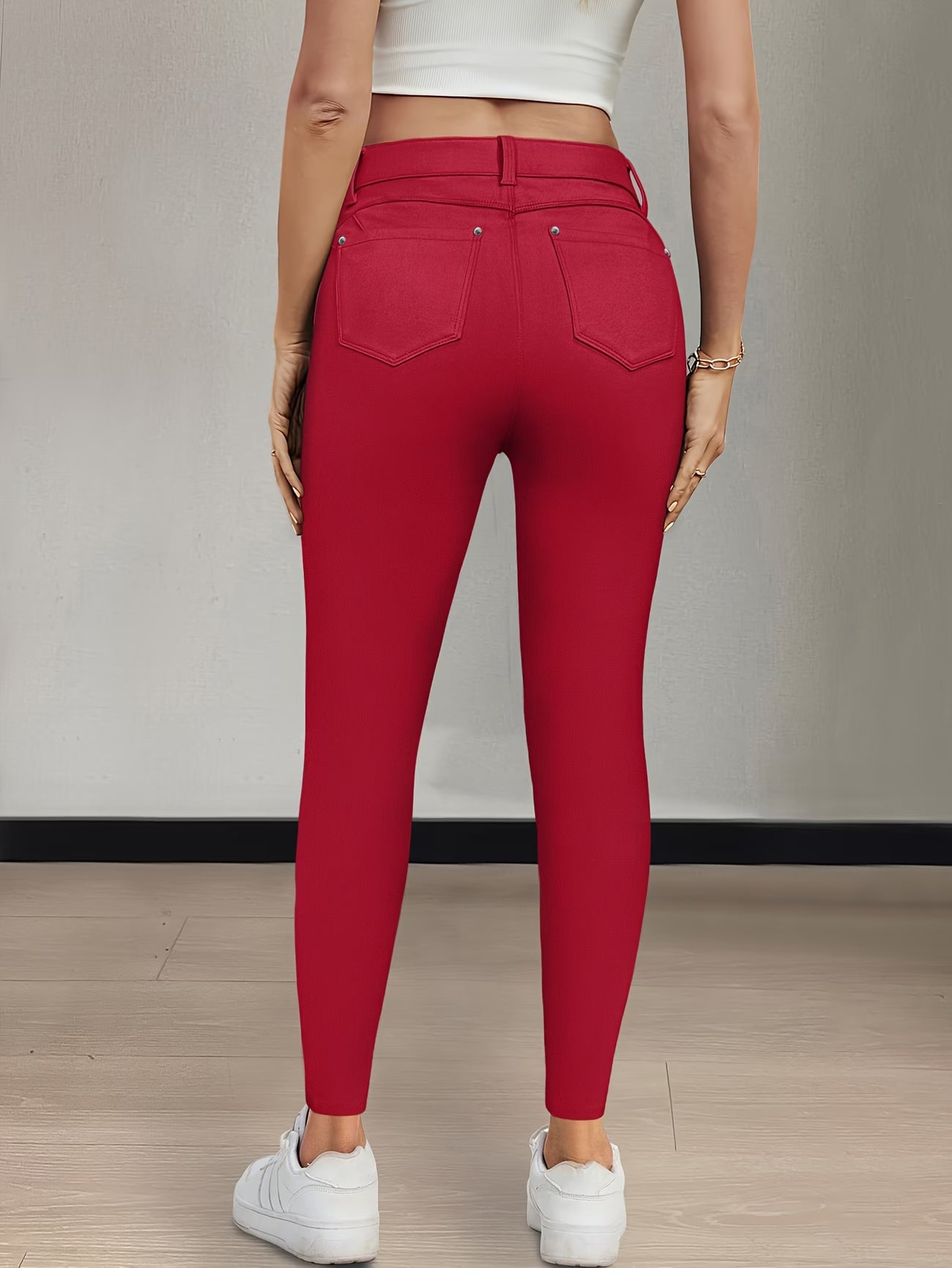 High-Waisted Street Style Skinny Pant.