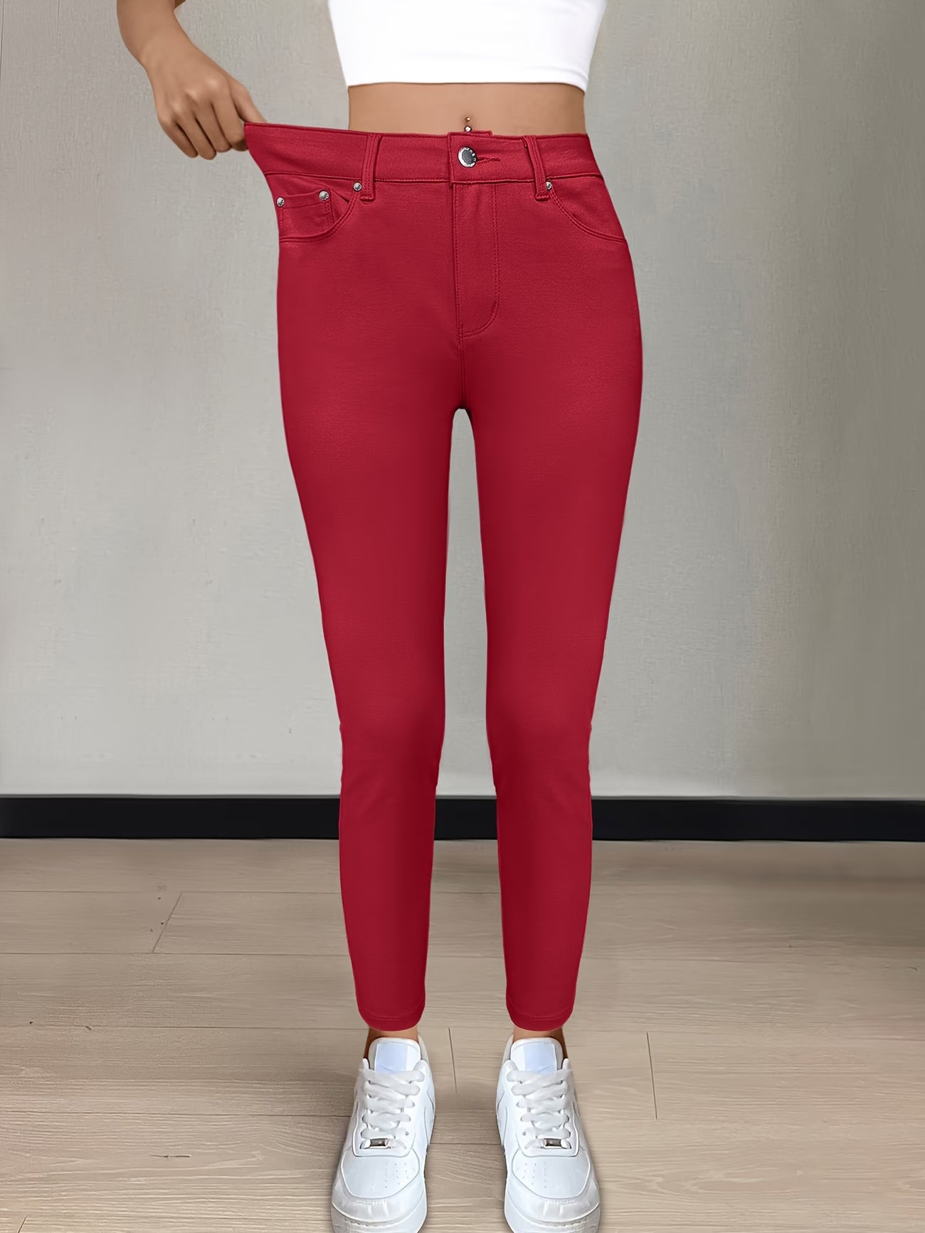 High-Waisted Street Style Skinny Pant.