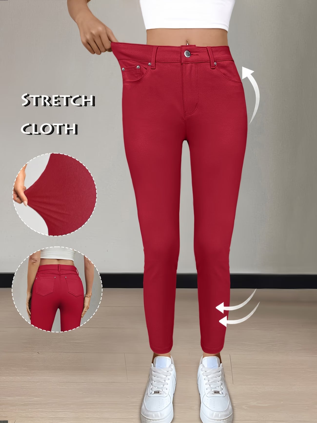 High-Waisted Street Style Skinny Pant.