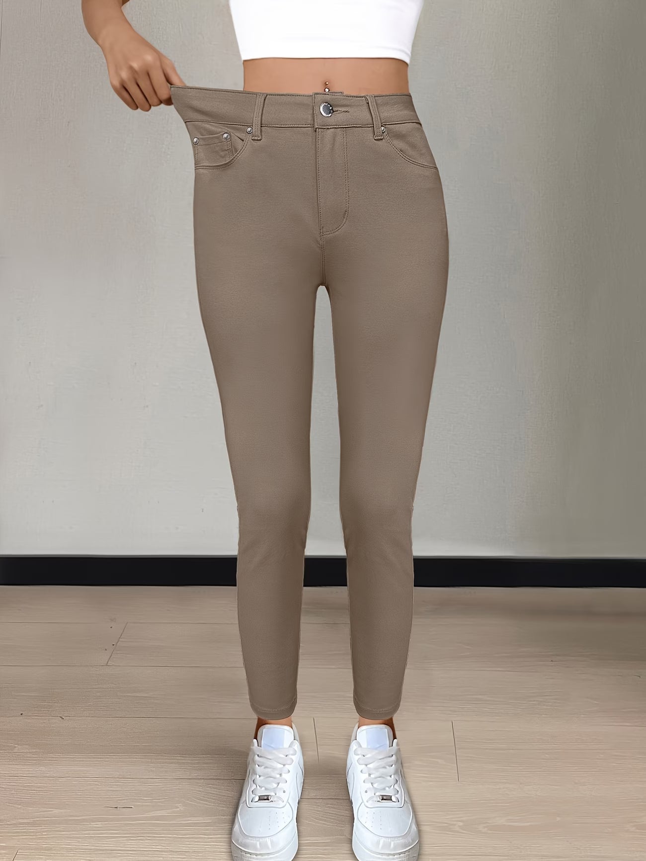 High-Waisted Street Style Skinny Pant.