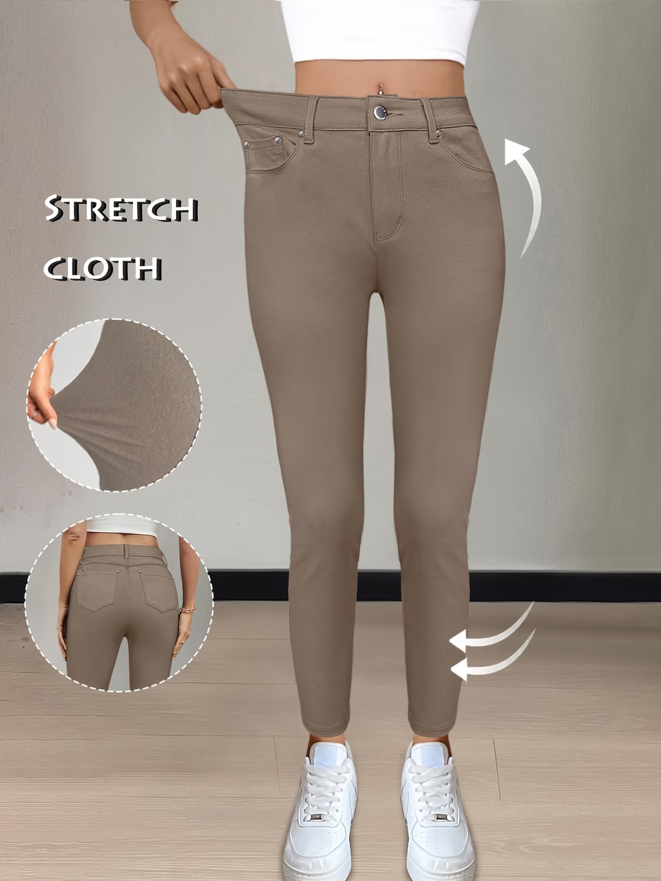 High-Waisted Street Style Skinny Pant.