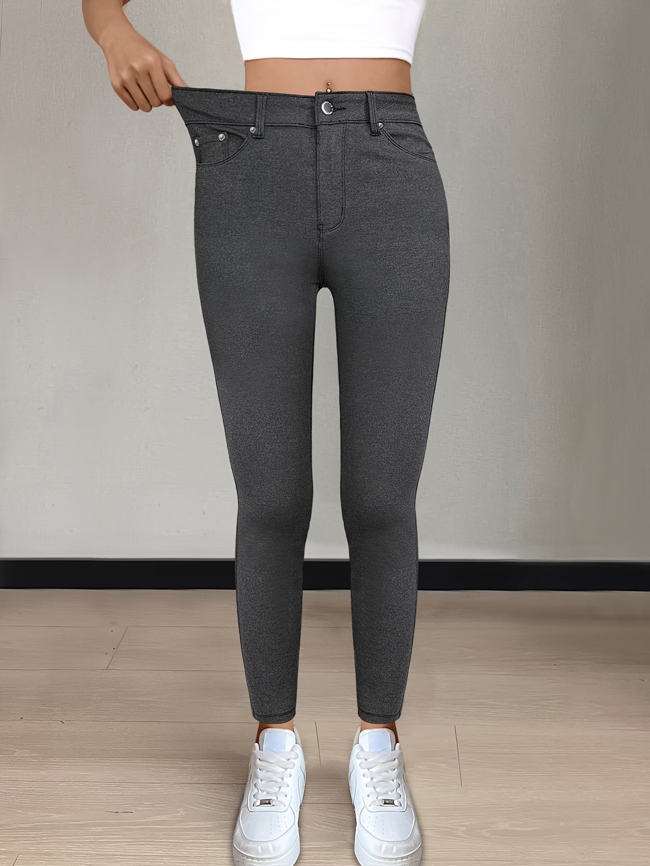 High-Waisted Street Style Skinny Pant.