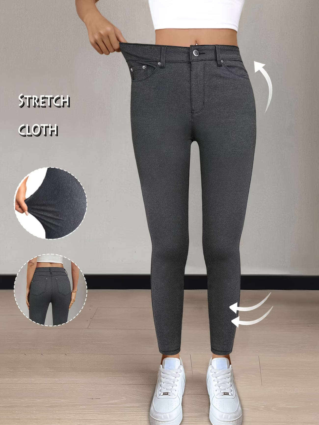 High-Waisted Street Style Skinny Pant.