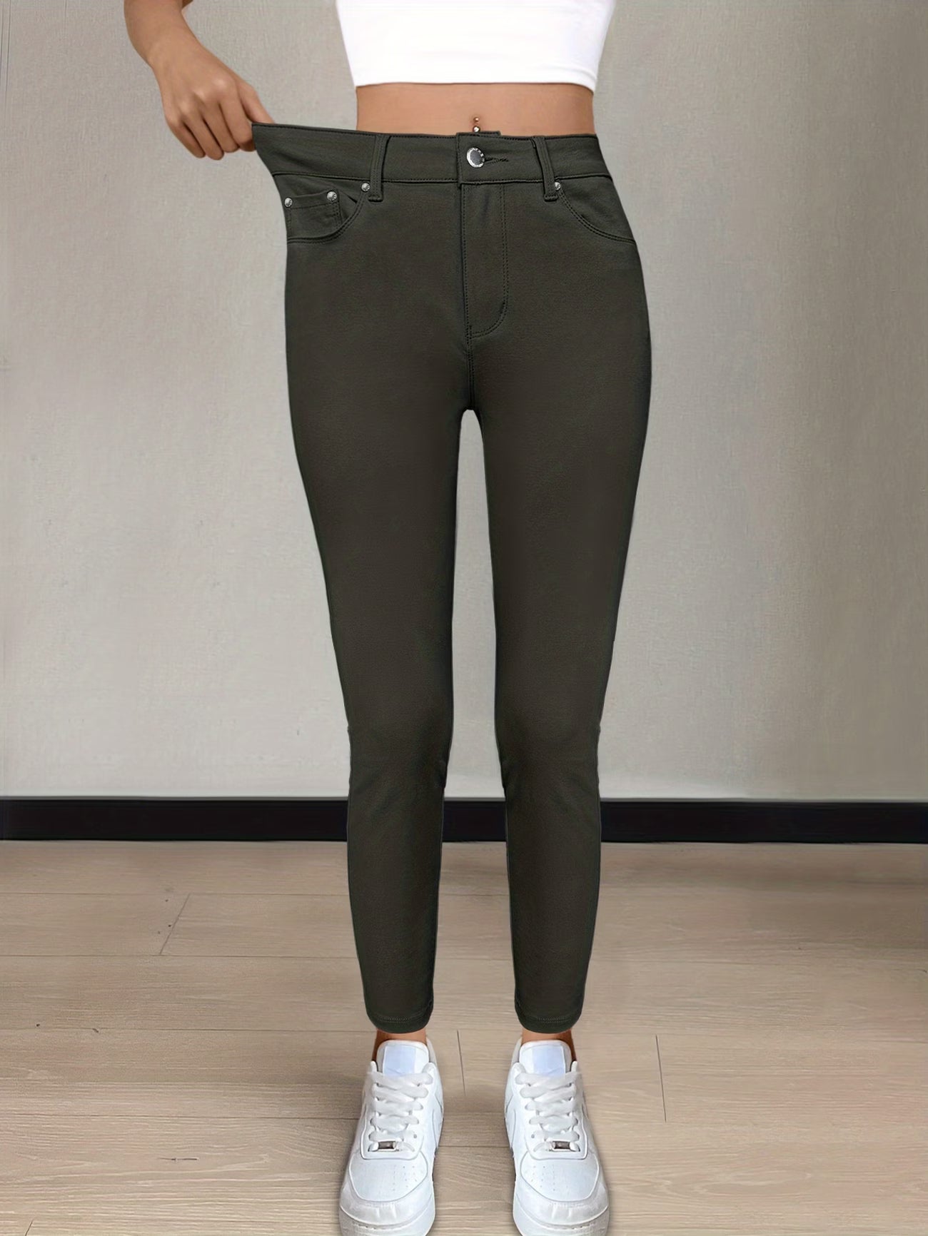 High-Waisted Street Style Skinny Pant.