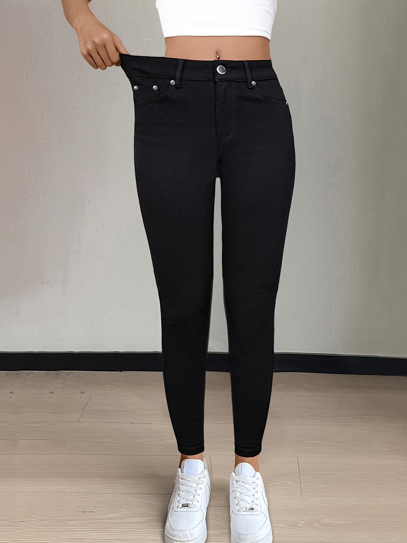 High-Waisted Street Style Skinny Pant.