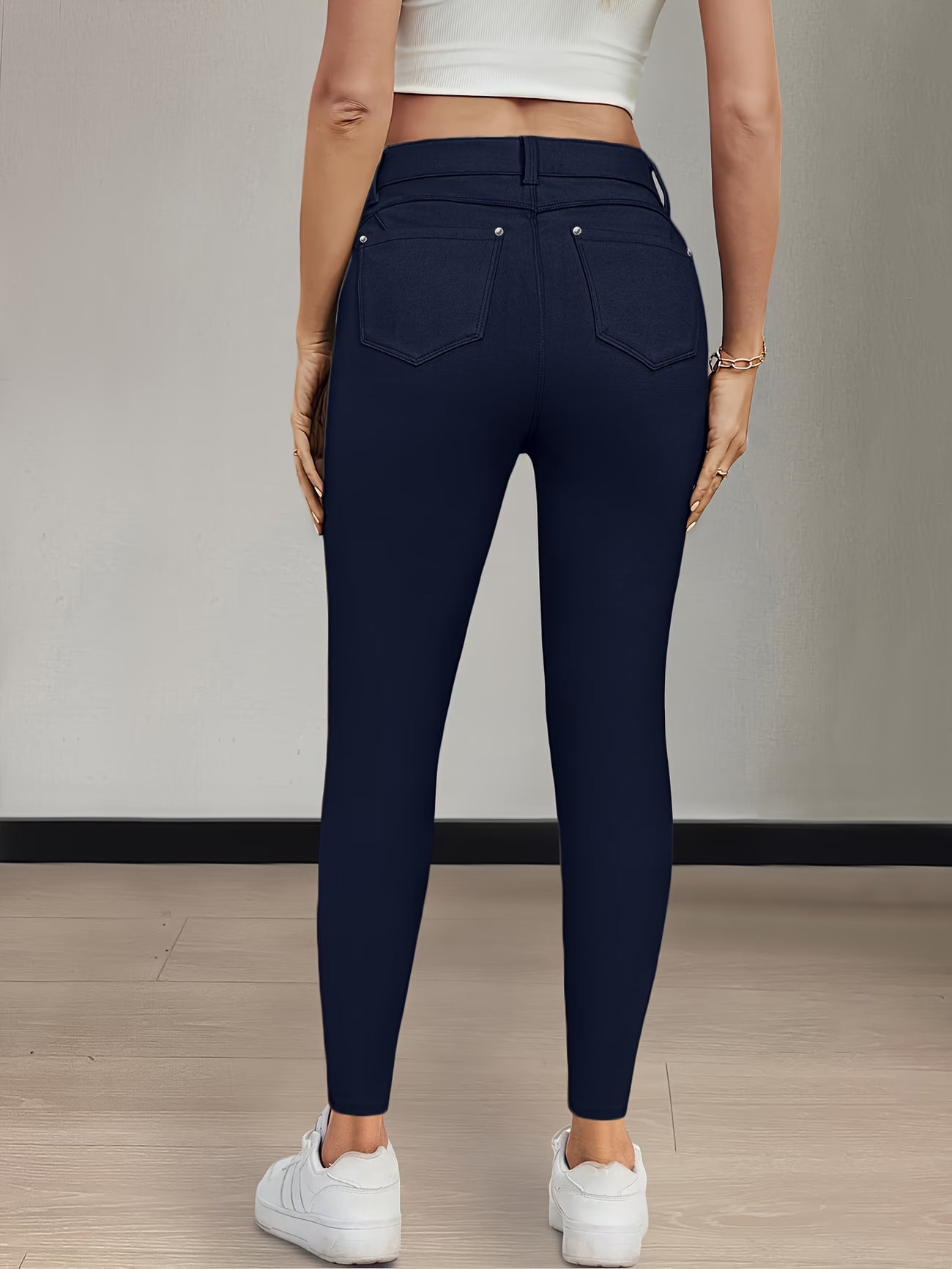High-Waisted Street Style Skinny Pant.