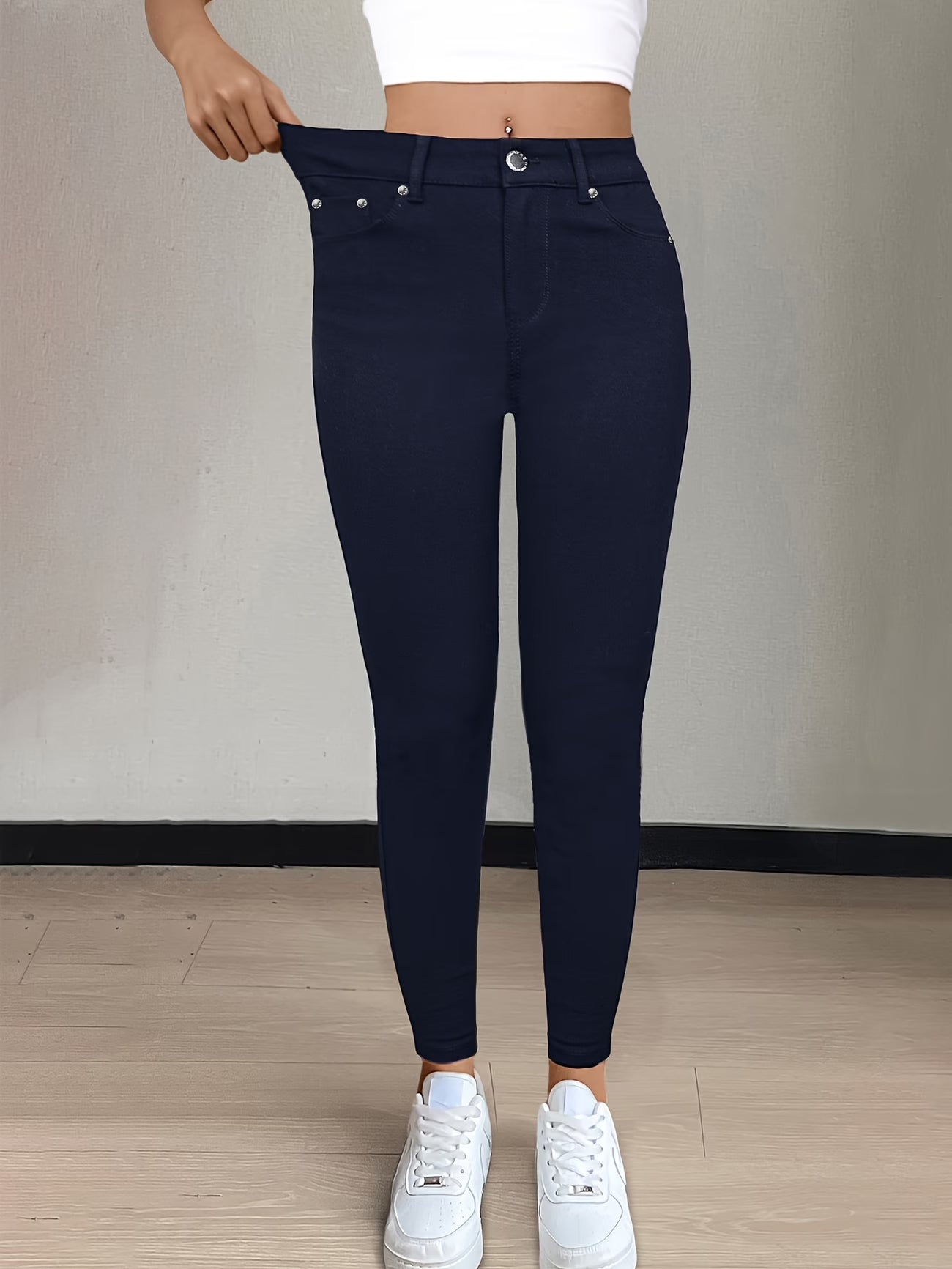 High-Waisted Street Style Skinny Pant.