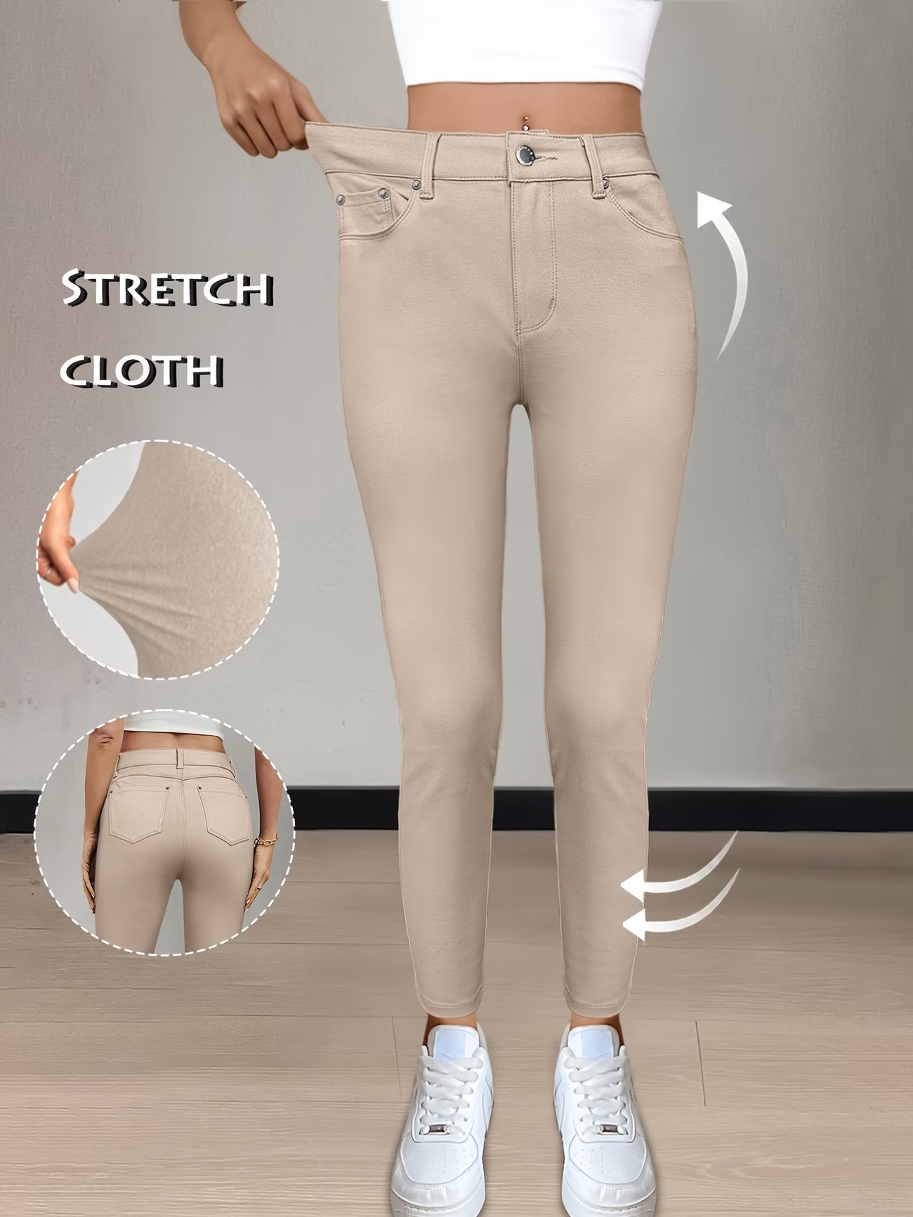 High-Waisted Street Style Skinny Pant.
