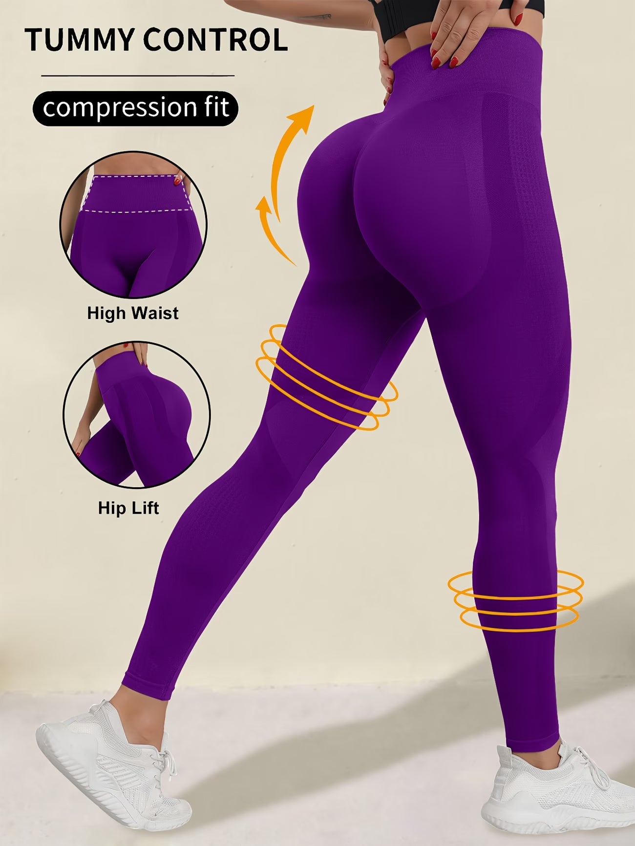 High-Waisted Seamless Yoga Pant.