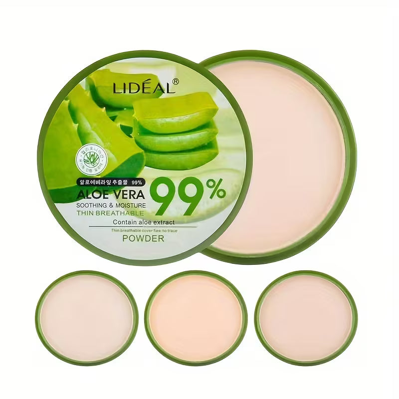 Hydrating Oil-Control Aloe-Silk Foundation Compact Powder.