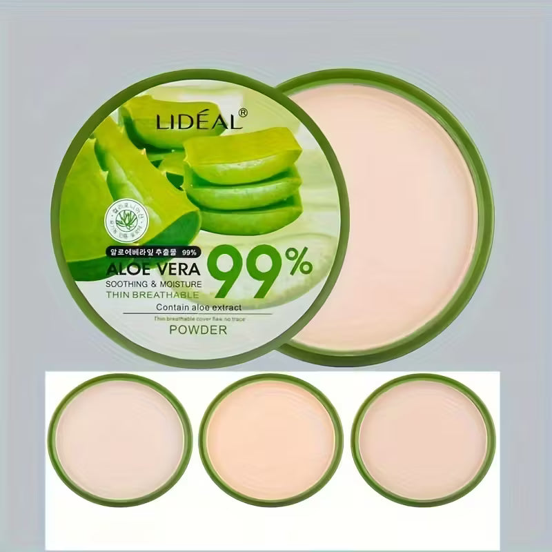 Hydrating Oil-Control Aloe-Silk Foundation Compact Powder.