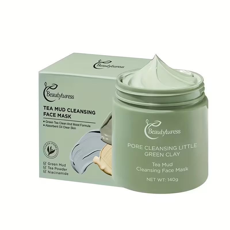 Hydrating Tea Mud with Hyaluronic Acid Glow Mask.