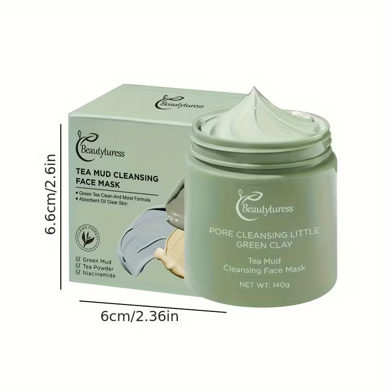 Hydrating Tea Mud with Hyaluronic Acid Glow Mask.