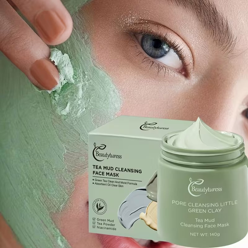 Hydrating Tea Mud with Hyaluronic Acid Glow Mask.