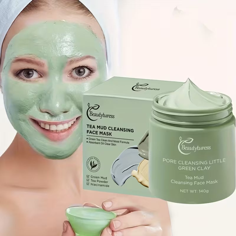 Hydrating Tea Mud with Hyaluronic Acid Glow Mask.