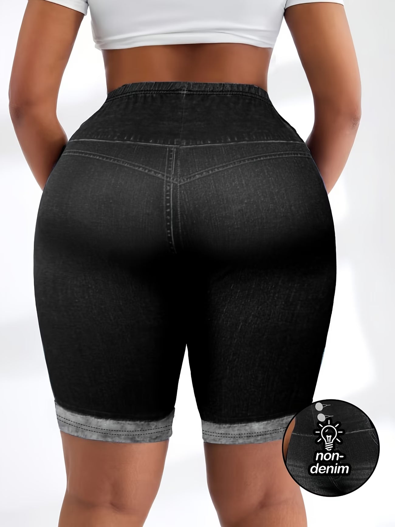Imitation Denim Fashion Legging.
