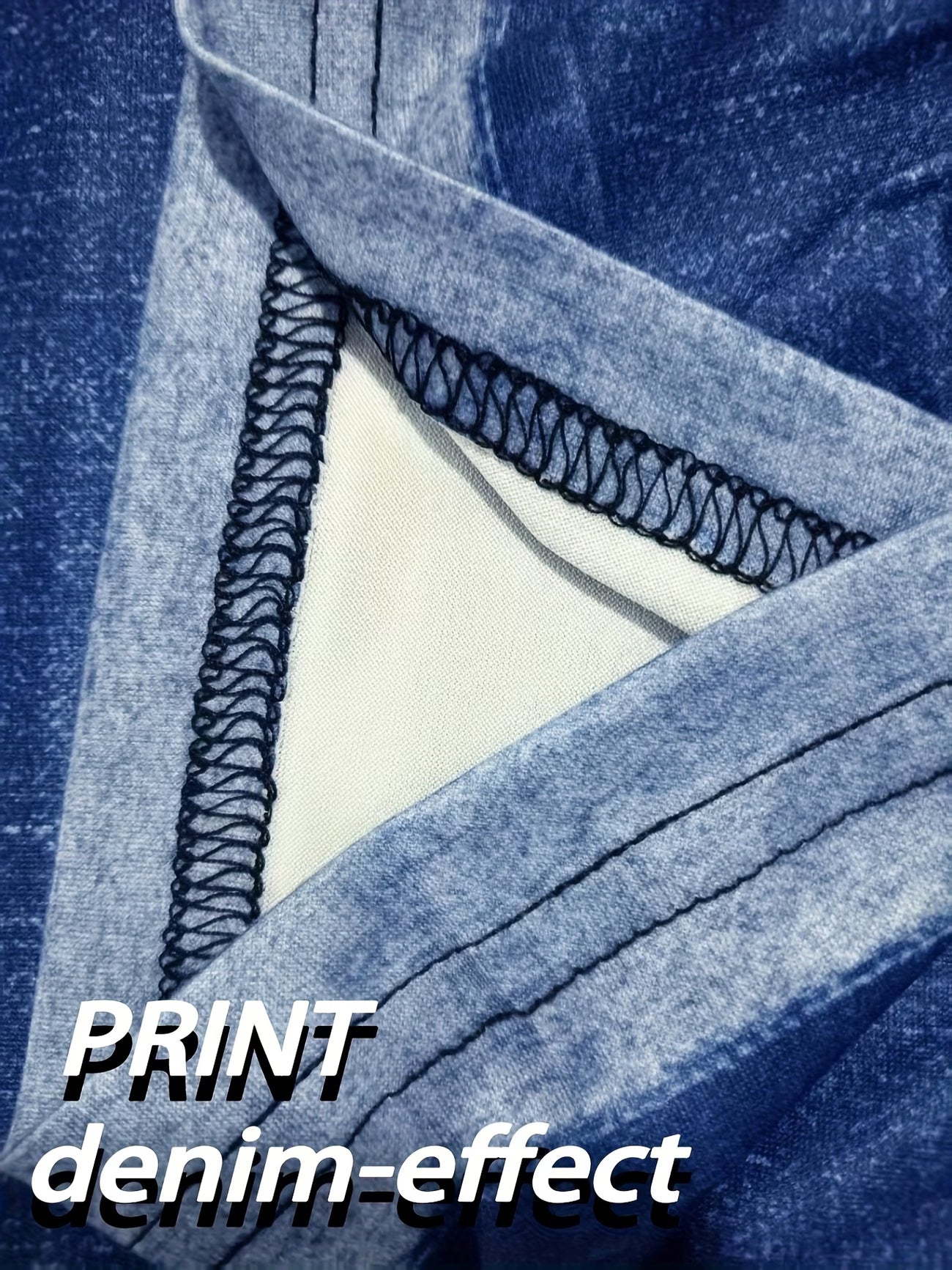 Imitation Denim Fashion Legging.