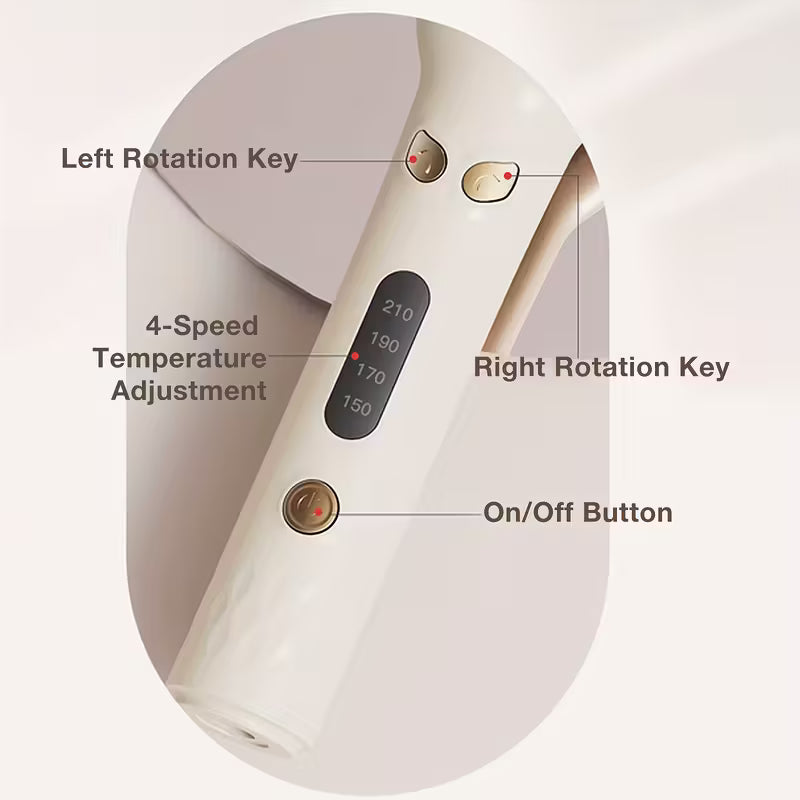 Intelligent Timer & Sensor Automatic Hair Curler.