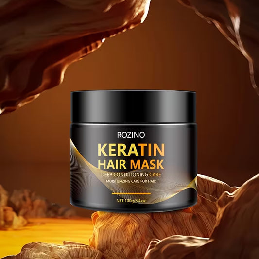 Keratin Hair Mask Contains Various Natural Plant Oils And Moisturizing Ingredients.