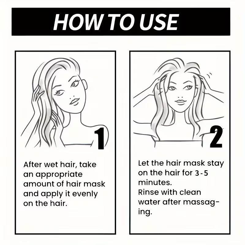 Keratin Hair Mask Contains Various Natural Plant Oils And Moisturizing Ingredients.
