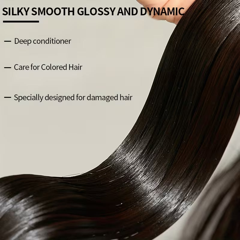 Keratin Hair Mask Contains Various Natural Plant Oils And Moisturizing Ingredients.