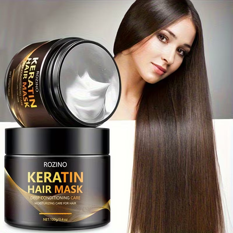 Keratin Hair Mask Contains Various Natural Plant Oils And Moisturizing Ingredients.