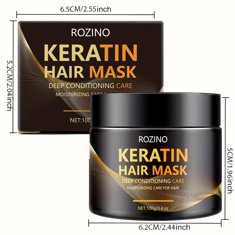 Keratin Hair Mask Contains Various Natural Plant Oils And Moisturizing Ingredients.