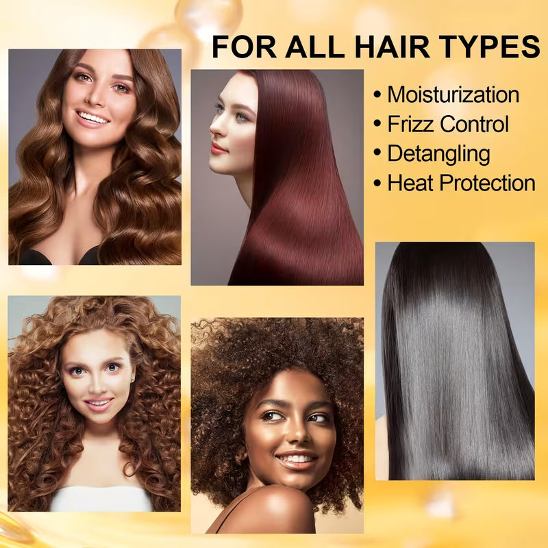 Keratin Repair Hair Oil Spray – Weightless Moisture & Shine for Dry.