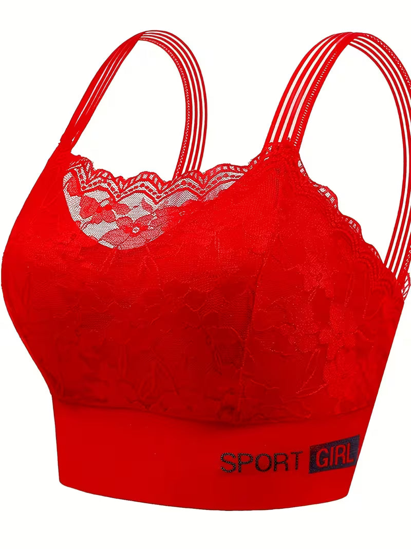 Lace Backless Sports Bras.