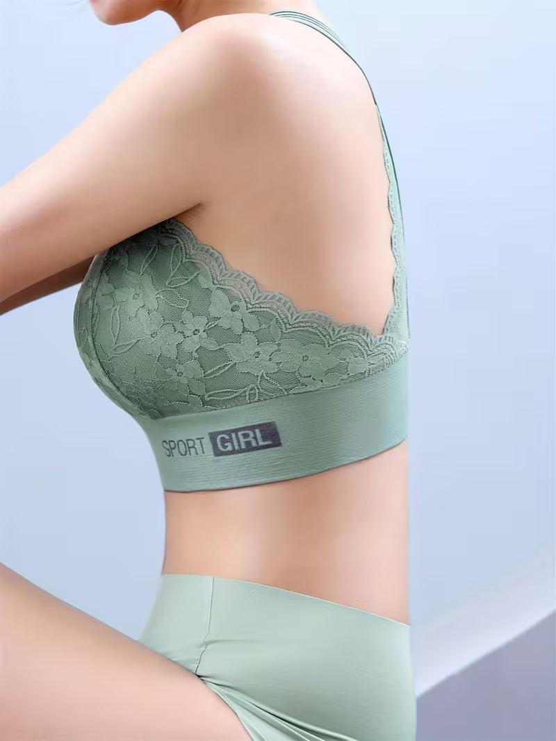 Lace Backless Sports Bras.