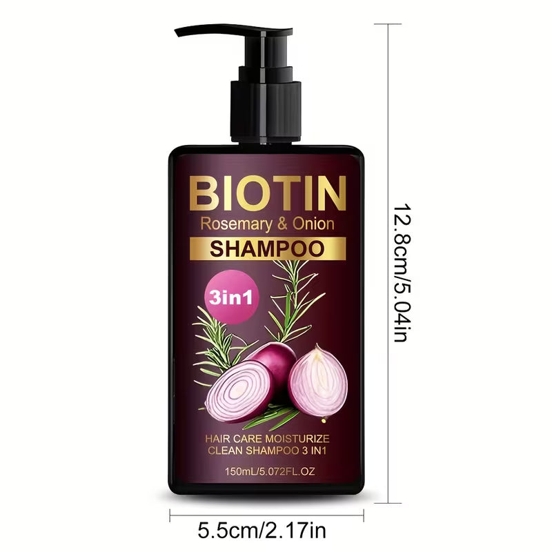 Lanemay 3-in-1 Biotin Nourishing Shampoo.