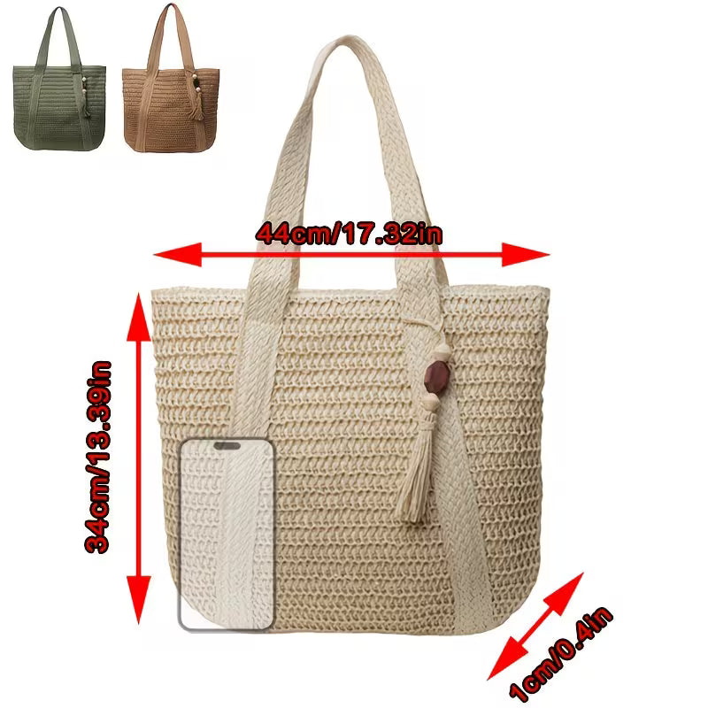 Large Capacity "Daily Outing" Tote for Shopping & School.