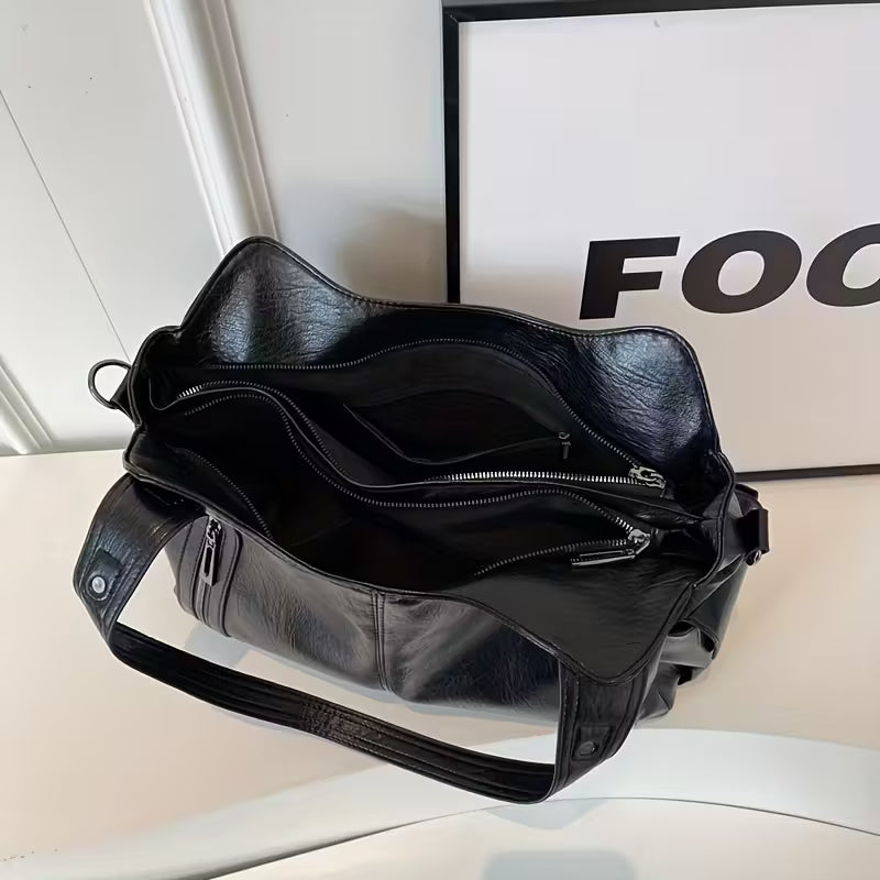 Large Multi-layer Soft Casual Single Shoulder Tote Bags.