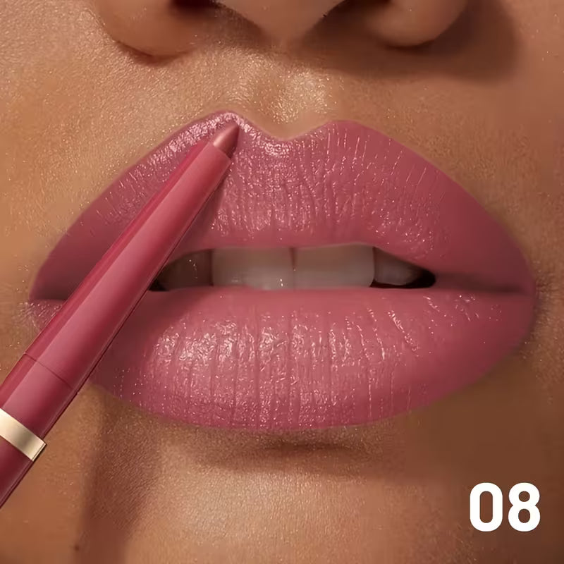 Long-Lasting Waterproof Matte Nude Lip Liner.