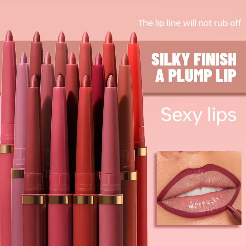 Long-Lasting Waterproof Matte Nude Lip Liner.