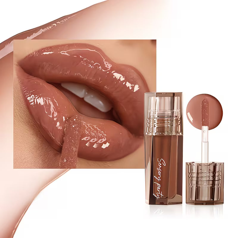 Long-Wear Pink & Berry Glow Lip Gloss.