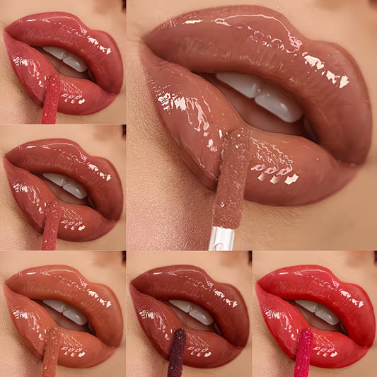 Long-Wear Pink & Berry Glow Lip Gloss.