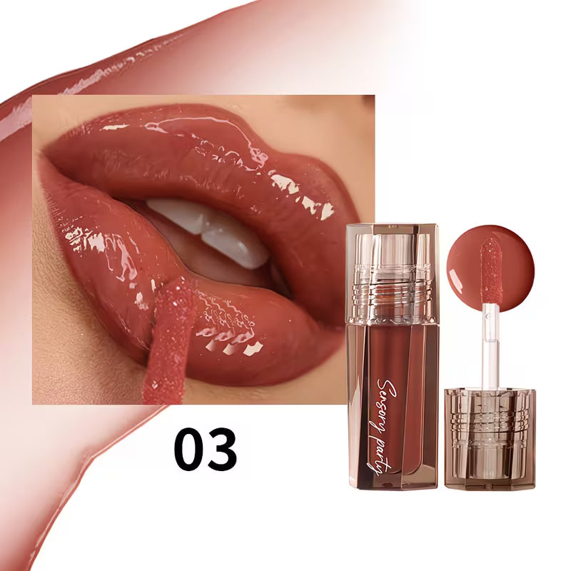 Long-Wear Pink & Berry Glow Lip Gloss.