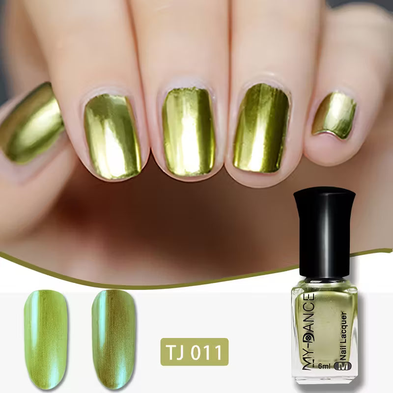 Long-Wear Radiant Metal Texture Nail Polish.