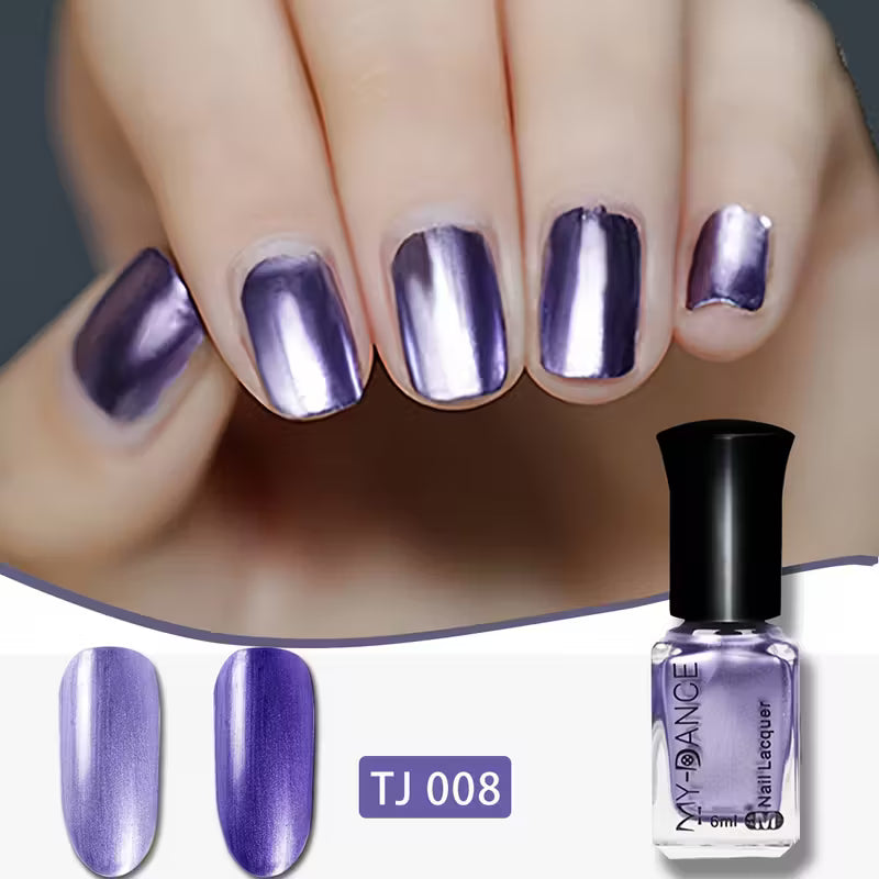 Long-Wear Radiant Metal Texture Nail Polish.