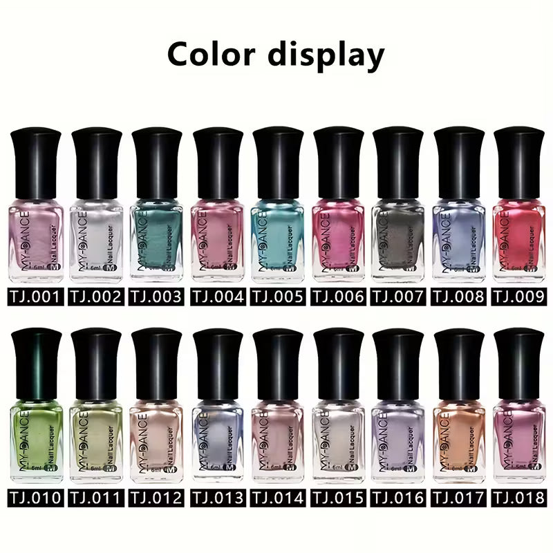 Long-Wear Radiant Metal Texture Nail Polish.
